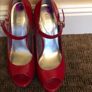 Red Guess Shoes